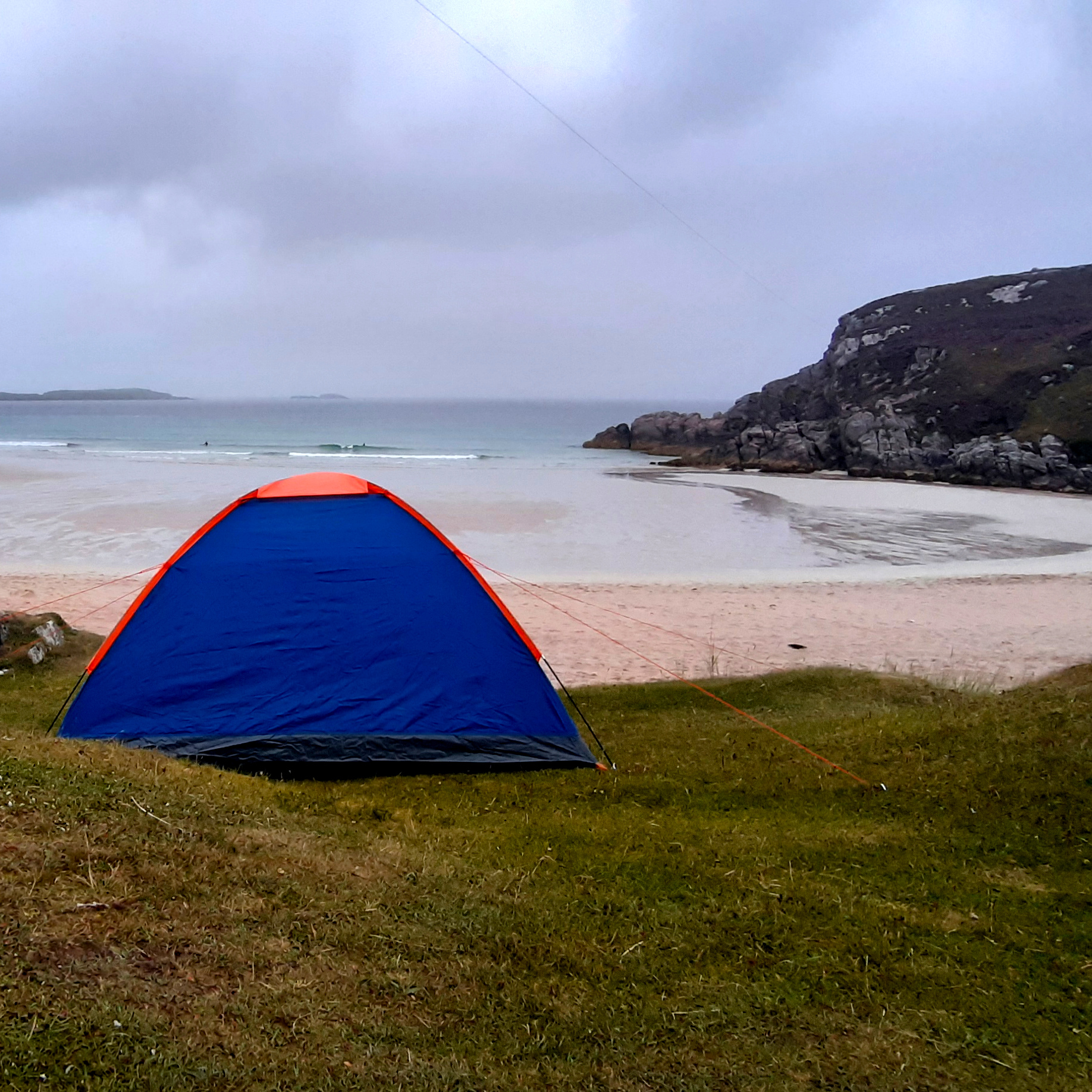 Zelt am Ceannabeinne